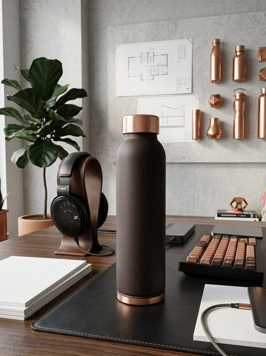 TIVRA T009 Classic Matte Copper Bottle – 950 ml