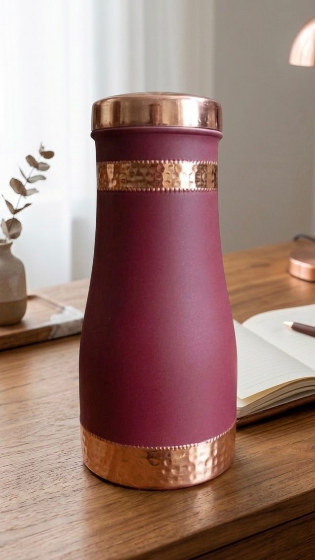 Copper Bottle - 950 ml - विरासत