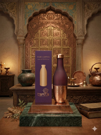 TIVRA T014 Meena Copper Bottle - (1200 ml) - सौभाग्य