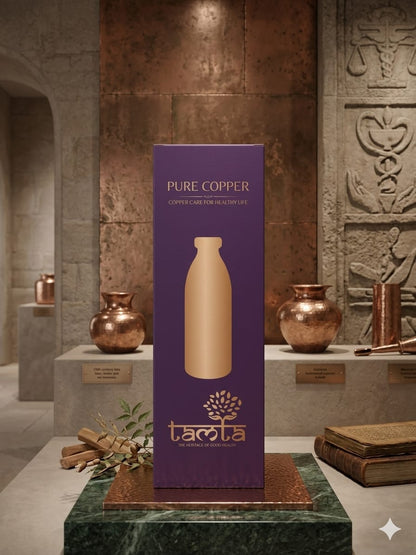 TIVRA T014 Meena Copper Bottle - (1200 ml) - सौभाग्य