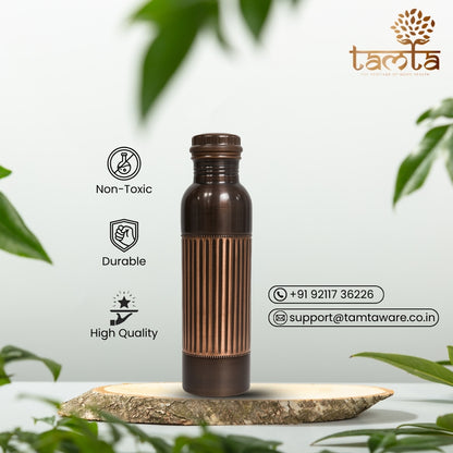 TURA Earth Vein Copper Bottle – Model #V010 (950 ml)