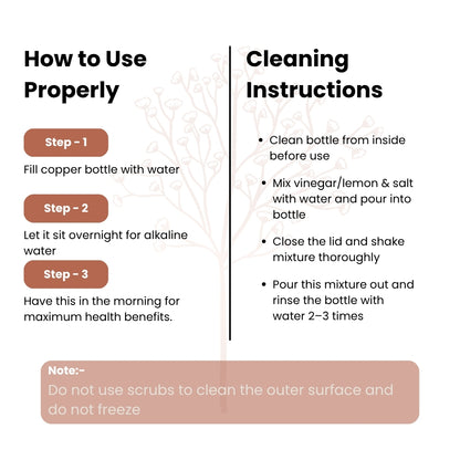 TATVA #H007 – Premium Half-Hammered Copper Bottle (1100 ml)