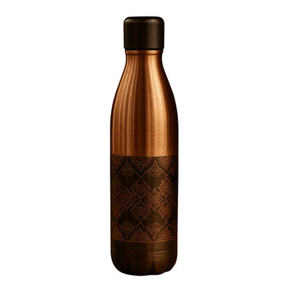 TAVYA Antique Copper Bottle – Glossy Finish