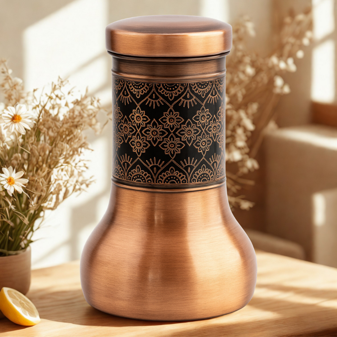 TAVYA Premium Copper Bottle – Model #A009 (1200 ml)