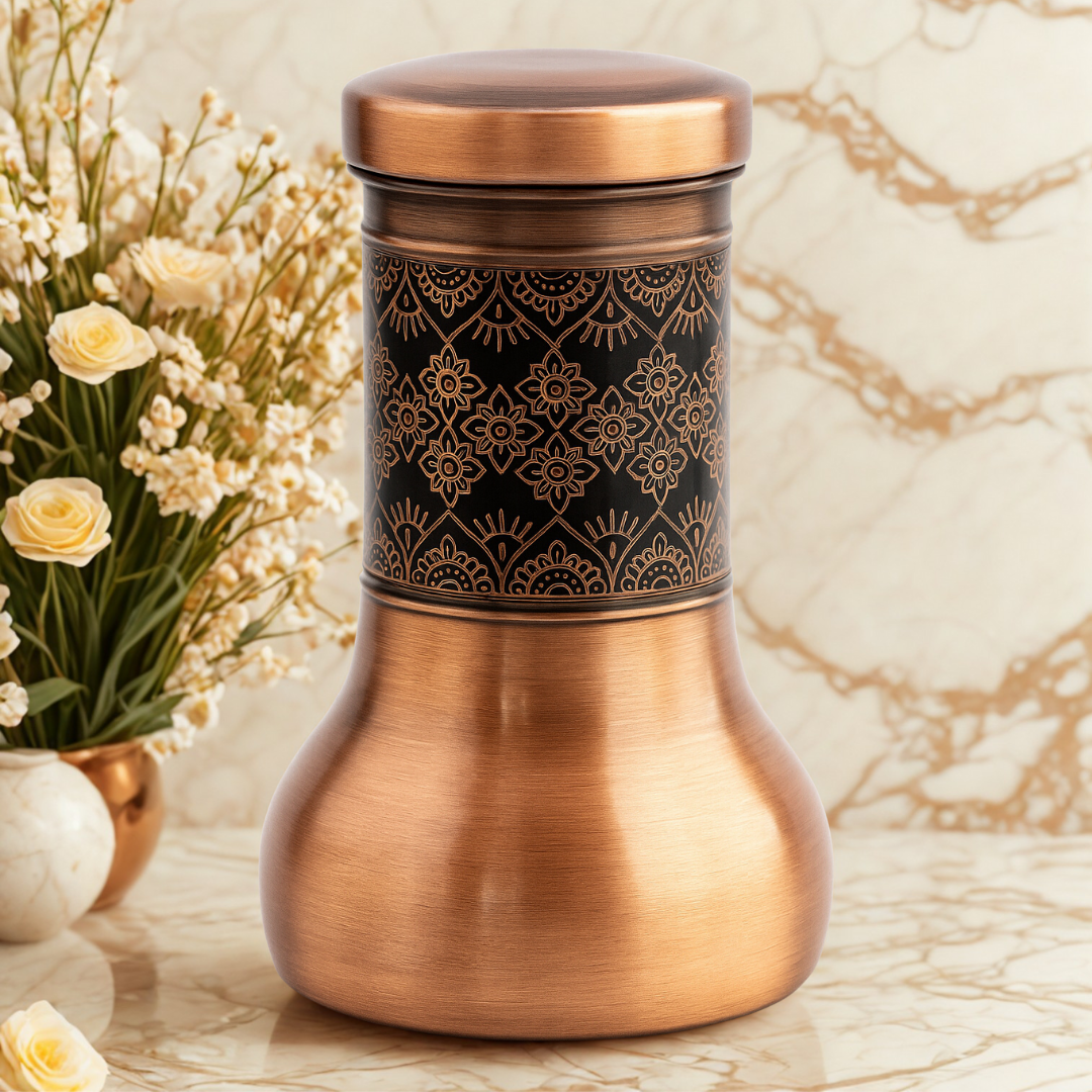 TAVYA Premium Copper Bottle – Model #A009 (1200 ml)