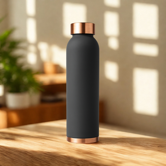 TIVRA Classic Matte Copper Bottle – Grey