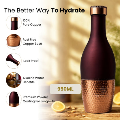 TIVRA #T014 – Meena Copper Bottle (1200 ml)