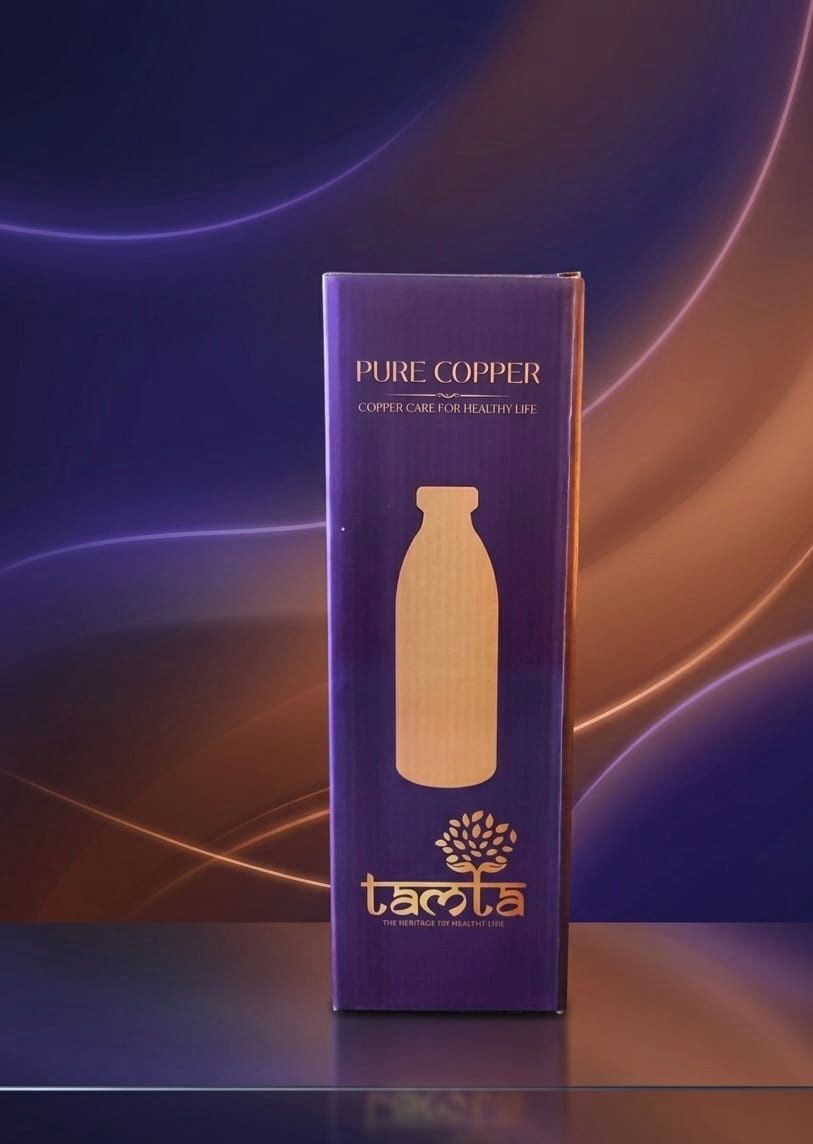 TURA V008 Earth Vein Copper Bottle – Elegant Gloss Edition 950 ml - विरासत