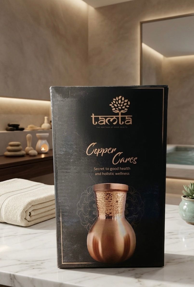 Tura Earth Vein Copper Pot V009 - 950 ml जीवन