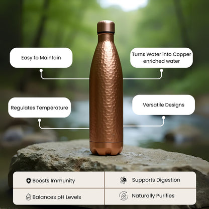 ETCHING Heritage Copper Bottle – Premium Glossy Etch Edition